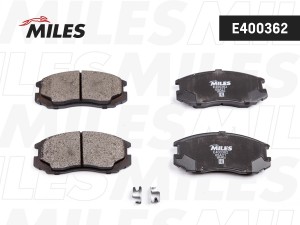 Колодки тормозные передние (без датчика) (Смесь Low-Metallic) MITSUBISHI COLT/LA E400362 MILES