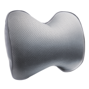 Подушка на подголовник 30х28см экокожа серая ZIPOWER PM0471 ZIPOWER
