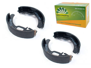 Колодки тормозные ВАЗ-1118,2170 задние (4шт.) (АБС) BESTPARTS BP001314 BESTPARTS