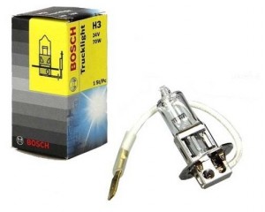 Лампа 24V H3 70W PK22s Trucklight BOSCH 1 987 302 431 BOSCH