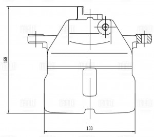 Суппорт тормозной передний левый d=57 мм CF 209701 TRIALLI