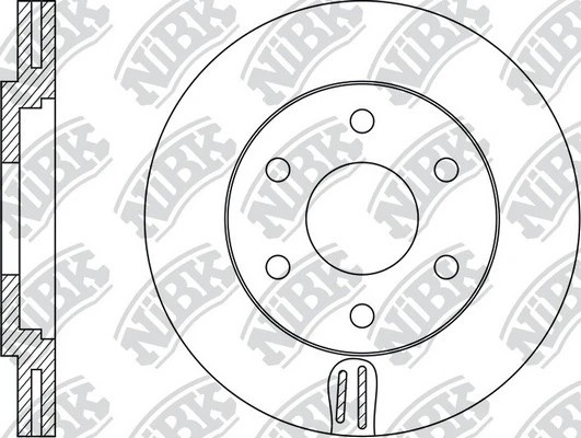 Диск тормозной INFINITI QX56 (04-) передний (1шт.) NIBK RN1430 NIBK