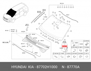 87702H1000 ПИСТОН TERRACAN HYUNDAI-KIA 87702H1000 MOBIS