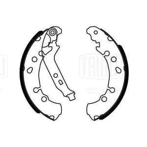 Колодки торм. Toyota Yaris (05-) барабан. 203x40 т/с Lockheed (GF 4566) GF 4566 TRIALLI