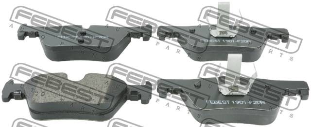 КОЛОДКИ ТОРМОЗНЫЕ ЗАДНИЕ 1901-F20R FEBEST