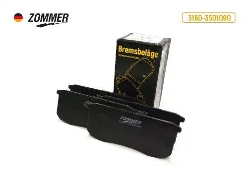 Колодки тормозные дисковые передние для а/м УАЗ 3160 ZOMMER 17713 ZOMMER