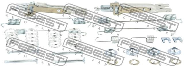 RENAULT // NISSAN ПЛАНКИ + УСТ. КОМПЛЕКТ ПРУЖИНОК 0204-G15RAR-KIT FEBEST