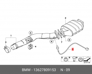 датчик 13627809153 13 62 7 809 153 BMW