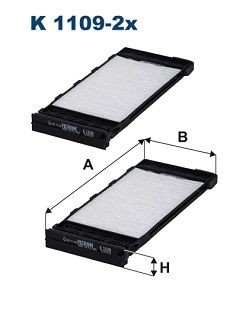Фильтр салонный Filtron K11092X FILTRON