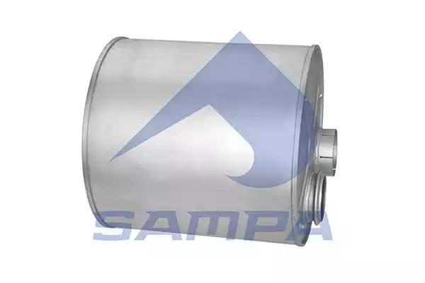 Бочка  глушителя DAF 1799698 1675732 1611162 1636461 1641146 050478 SAMPA