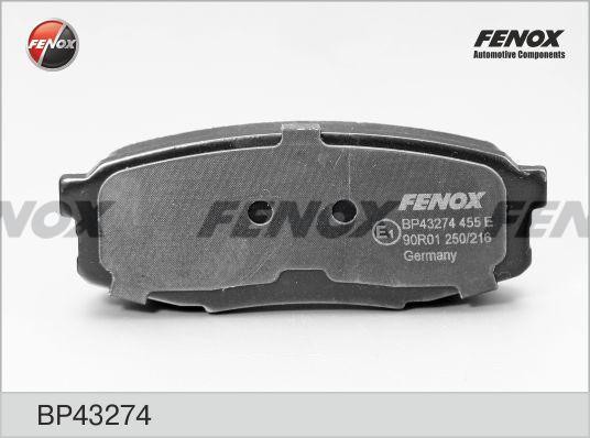 Колодки тормозные дисковые Toyota Land Cruiser 08- BP43274 FENOX