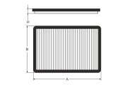 Фильтр салона SA1206 SCT