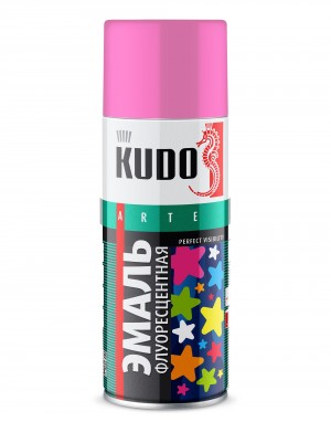 эмаль! флуоресцентная розовая 520мл\ KU-1207 KUDO