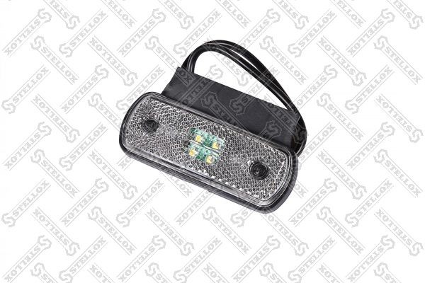 фонарь габаритный!LED боковой прямоуг. с кроншт.белый 111x50, с кабелем 500mm \U 87-33531-SX STELLOX