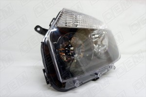Фара левая Renault Duster 1 2011-2015, черная OEM0165FL OEMPARTS