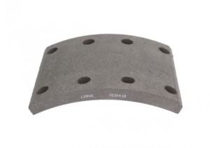 накладки торм. БЕЗ ЗАКЛЕПОК STD !420x160 (8x18 64) \Tatra, MAZ-MAN 194110010110 LUMAG