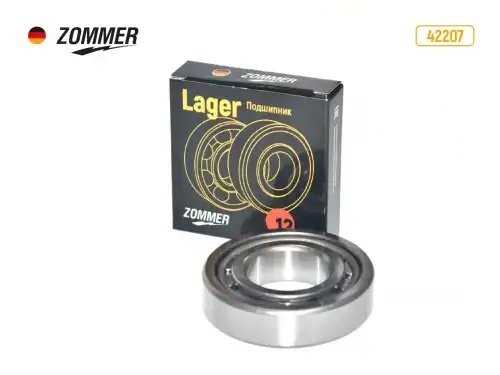 Подшипник 42207 вала вторичного КПП ГАЗ 53 42207 ZOMMER
