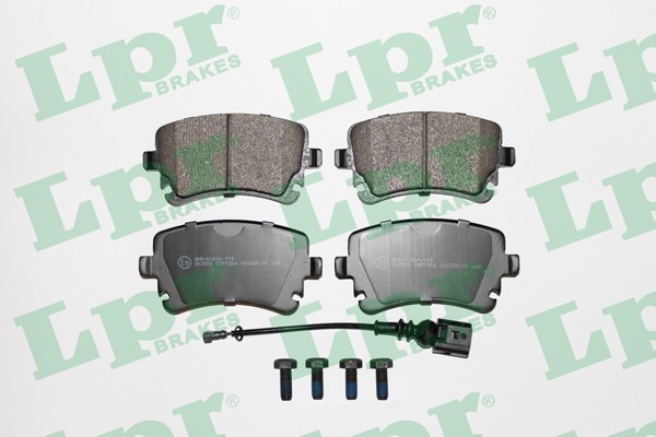 Колодки задние VW TRANSPORTER V 05P1206 05P1206 LPR