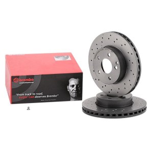 Диск тормозной перфорированный 09.A613.51 09.A613.51 BREMBO