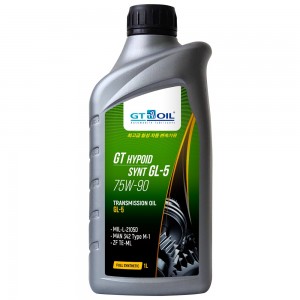 Масло трансмиссионное GT Hypoid Synt 75W90 GL-5 синт.1л GT OIL 8809059407868 GT OIL