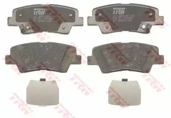 Колодки задние HYUNDAI SOLARIS, I30 II, I40, TUCSON (JM), KIA SOUL, RIO III GDB3 GDB3494 TRW