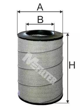 фильтр воздушный ! 464-313/177.6 \RVI PREMIUM 96--->, MAGNUM AE430 A501 MFILTER AUTOMOTIVE FILTERS