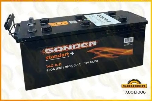 Аккумулятор 140Ah 900А + слева 513x189x225 D4 170011006 SONDER