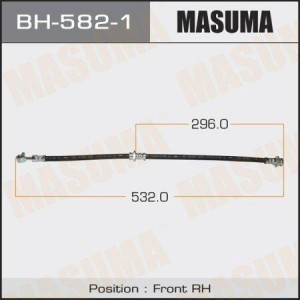 шланг тормозной передний правый!\ Nissan Teana BH-582-1 MASUMA
