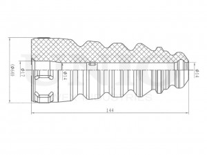 Отбойник заднего амортизатора DUC-40025 UNIO