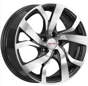 КиК Палермо-Оригинал 16.0 / 6.5J PCD 5x105.00 ET 38.00 ЦО 56.60 Литой / Черный с R25959 K K WHEELS