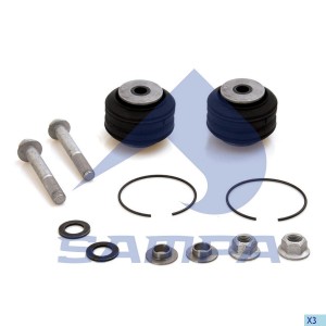 Ремкомплект VOLVO FH подвески кабины (сайлентблоки,болты,гайки,стопоры,шайбы) SA 030536 SAMPA