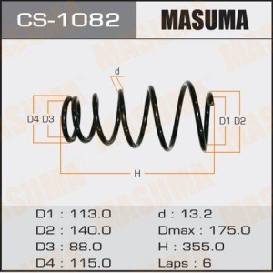 Пружина подвески CS-1082 CS-1082 MASUMA