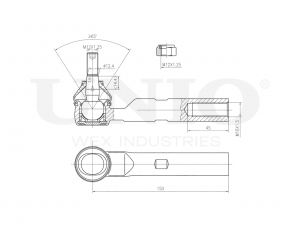 Наконечник рулевой SSP-10109 UNIO