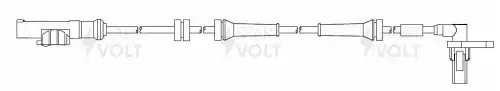 Датчик ABS для а/м Лада Vesta 15- 1.6i/1.8i пер. VS-ABS0120 VS-ABS 0120 START VOLT