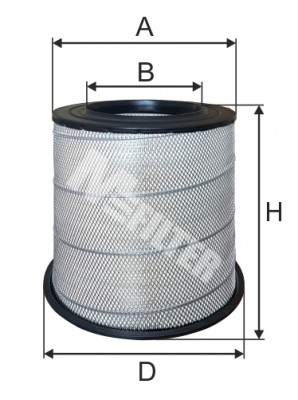 фильтр воздушный ! 416-353/202 \Volvo FH12 / 460л.с. (00-->) A529 MFILTER AUTOMOTIVE FILTERS