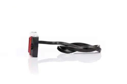 фонарь габаритный !красный LED 12/24V прямоуг. 130x45x13 с кабелем L=50см\Schmit FT018CLED FRISTOM