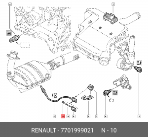 Renault Kangoo 1997-2003 РАЗЪЕМА ДЛЯ КЛЕММЫ 7701999021 RENAULT