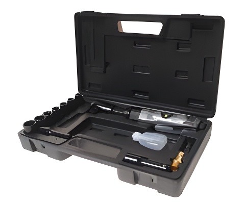 Ключ трещотка пневматический 1/2'' 160об/мин. 68Нм с набором ударных головок 17  ER-85220K EVRIKA