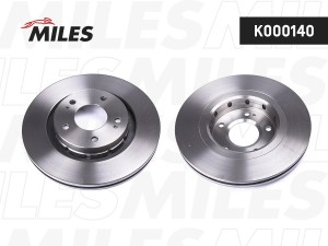 Диск тормозной передний MITSUBISHI OUTLANDER 03/CITROEN C-CROSSER/PEUGEOT 4007 ( K000140 MILES