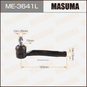 наконечник рулевой левый!\ Toyota Corolla #E120/Prius NHW11 00> ME-3641L MASUMA