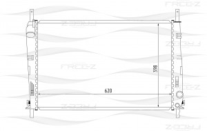 Радиатор FORD Mondeo 00- KK0148 KK0148 FREE Z