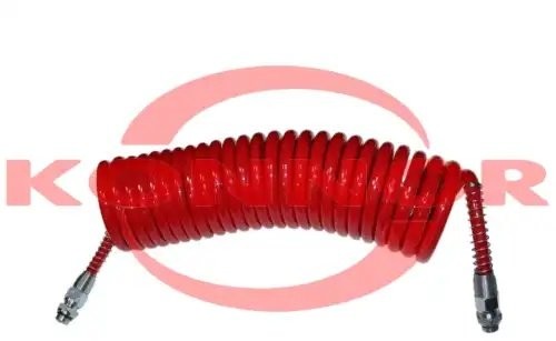 Шланг витой пневматический удлиненный (полиамид) красный ЕВРО М16 L=7.5м KONNOR INF10166 KONNOR
