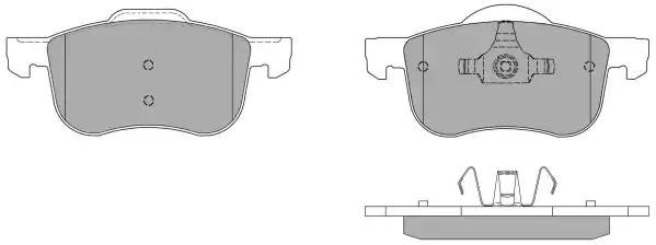 колодки дисковые передние!\ Volvo S80 98>/V70/S60 00>/C70 00-02/XC70 2.5D5 02> FBP1145 FREMAX