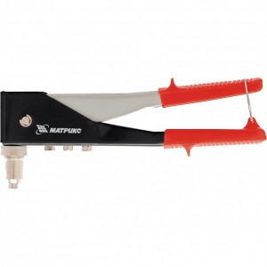 Заклепочник 250мм 2.4-3.2-4-4.8мм переставной 0-90град. MATRIX 40527 MATRIX