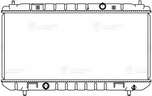 Радиатор охл. для а/м Lifan X50 (15-) 1.5i M/A (LRc 3021) LRC 3021 LUZAR