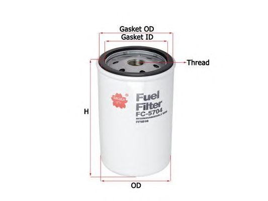 Фильтр топливный DONALDSON FC5704 FC5704 SAKURA