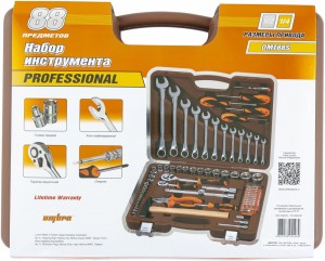 набор инструментов! 88пр. универсальный 1/4'', 1/2''\ OMT88S OMBRA