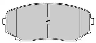 колодки дисковые передние!\ Mazda CX-7 MZR DISI Turbo 07> FBP1841 FREMAX