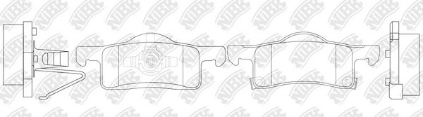 PN0620-NIBK колодки дисковые з.!\ Ford Expedition, Lincoln Navigator 03> PN0620 NIBK