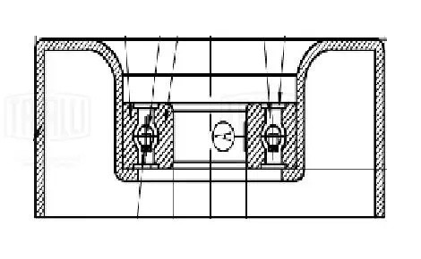 Ролик привод. ремня Subaru Outback (98-)/Tribeca (06-) 3.0i/3.6i (только ролик н CM5626 TRIALLI